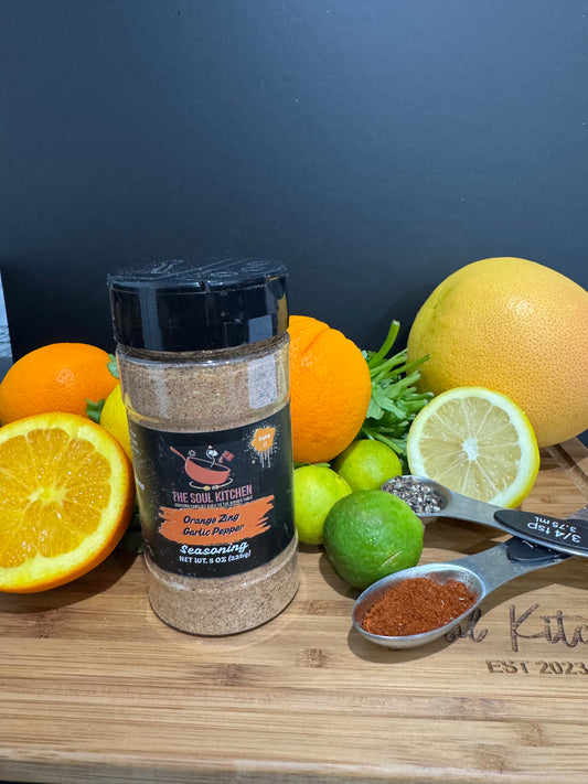 Orange Zing Garlic Pepper Seasoning